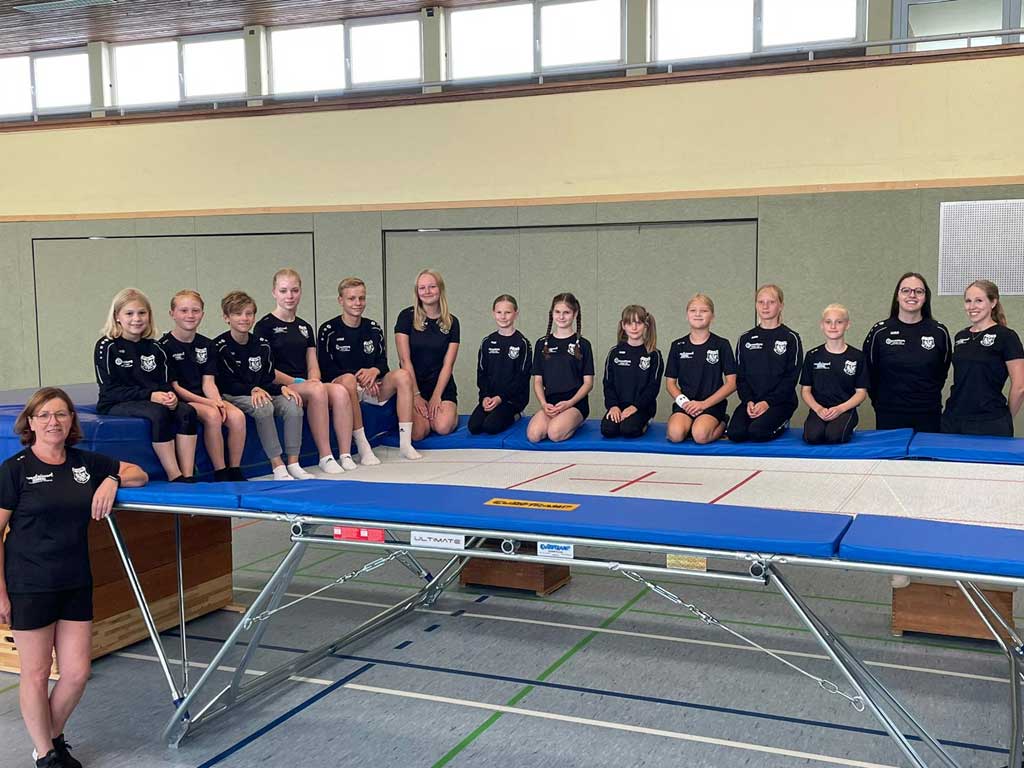 Trampolinabteilung TuS Borgloh: Am Christi-Himmelfahrts-Wochenende 2023 nahm die Trampolinabteilung am Landesturnfest in Oldenburg teil. 