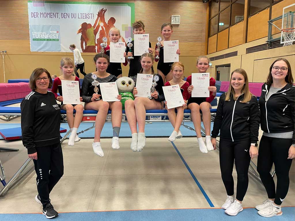 Kreismeisterschaften im Trampolinturnen am 26.02.2023 in Melle